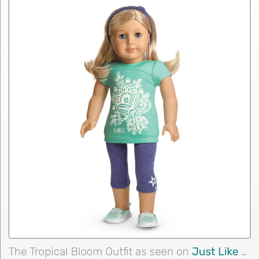 American Girl Doll tropical bloom outfit